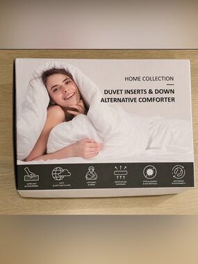 Home Collection Luxury Down Alternative Comforter King (90” x 90”) | New